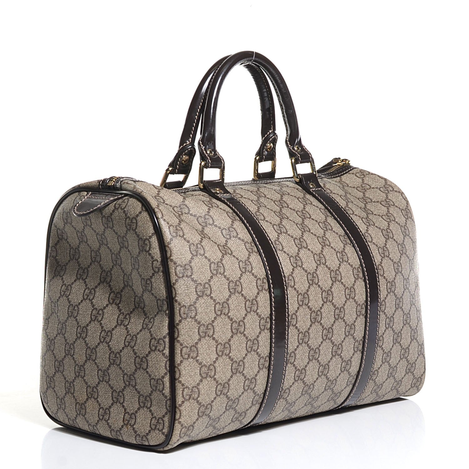 Gucci GG Plus Monogram Medium Joy Boston Dark Brown 3 of 7