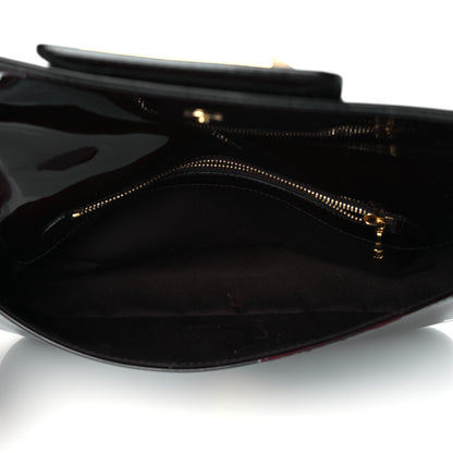 Louis Vuitton Patent Sobe Clutch Amarante 5 of 10