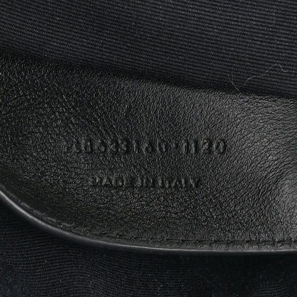 Saint Laurent Crinkled Calfskin Matelasse Monogram Baby Niki Chain Satchel Dark Green 7 of 10
