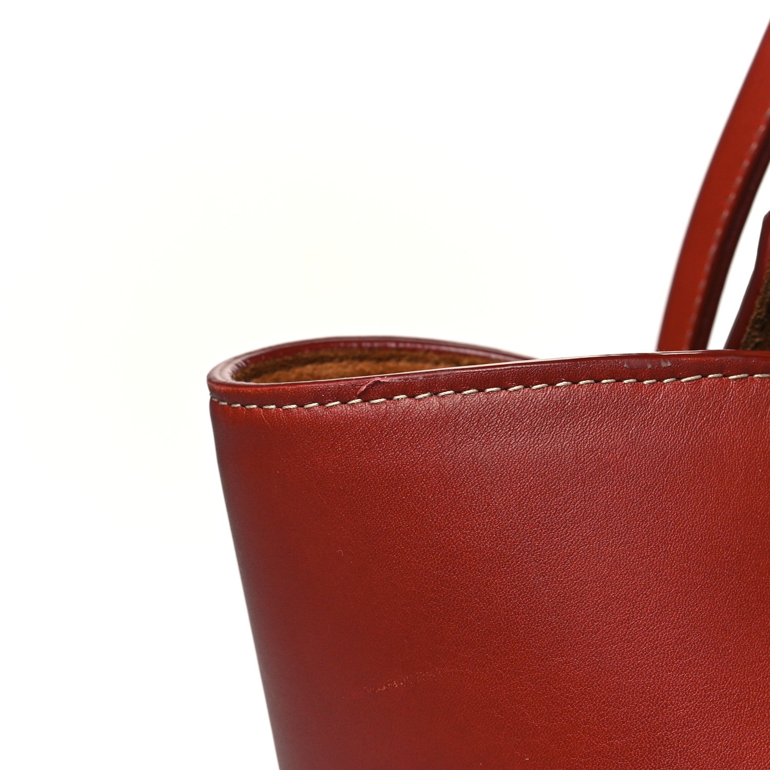 Bottega Veneta French Calfskin Maxi Intrecciato Medium Arco Red 11 of 15