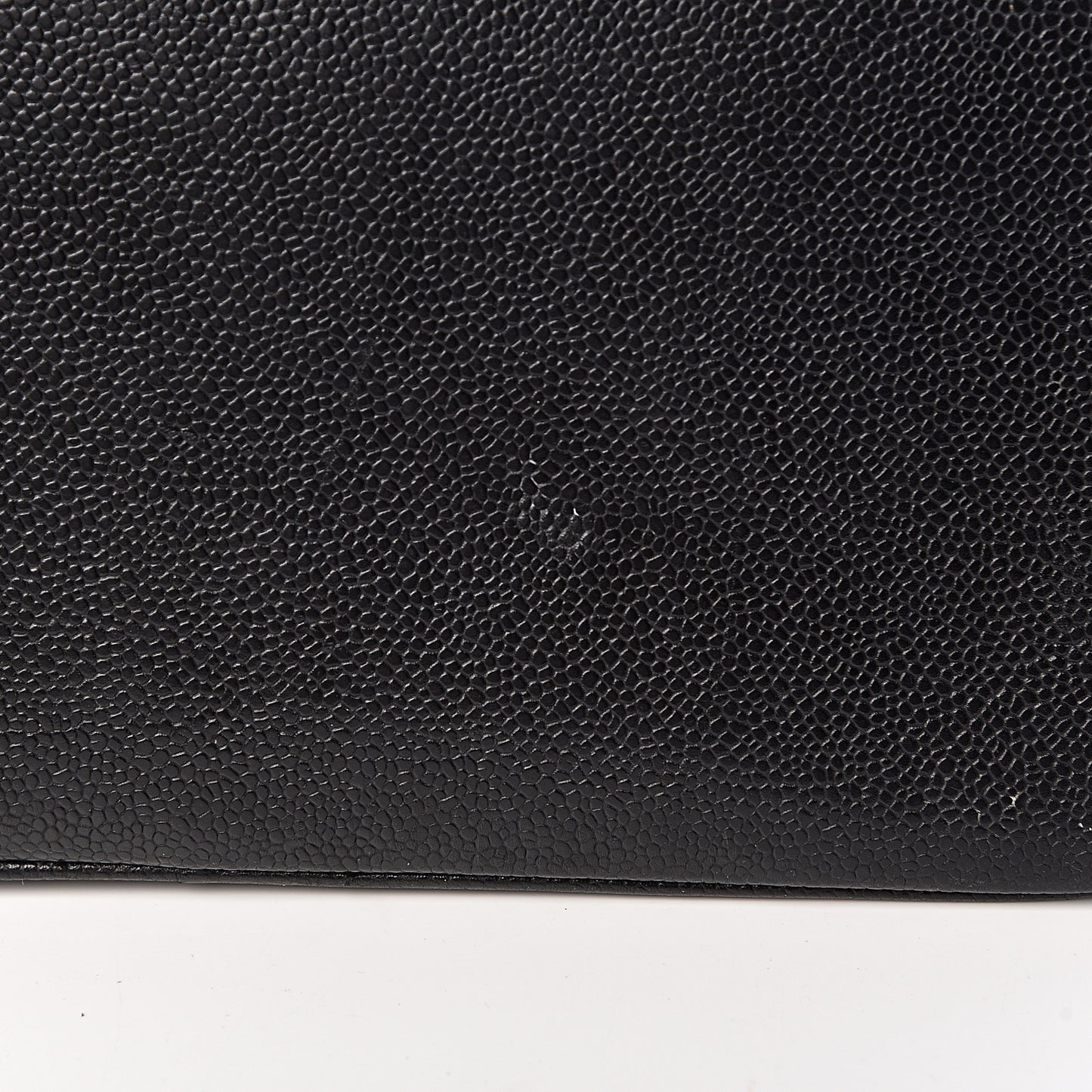 Caviar Quilted Medallion Tote Black