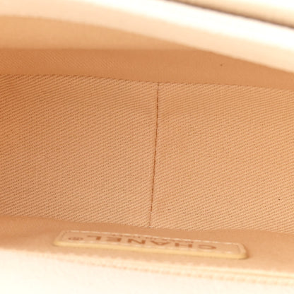 Chanel Grained Calfskin Quilted Small Cuba Top Handle Flap White 5 of 10