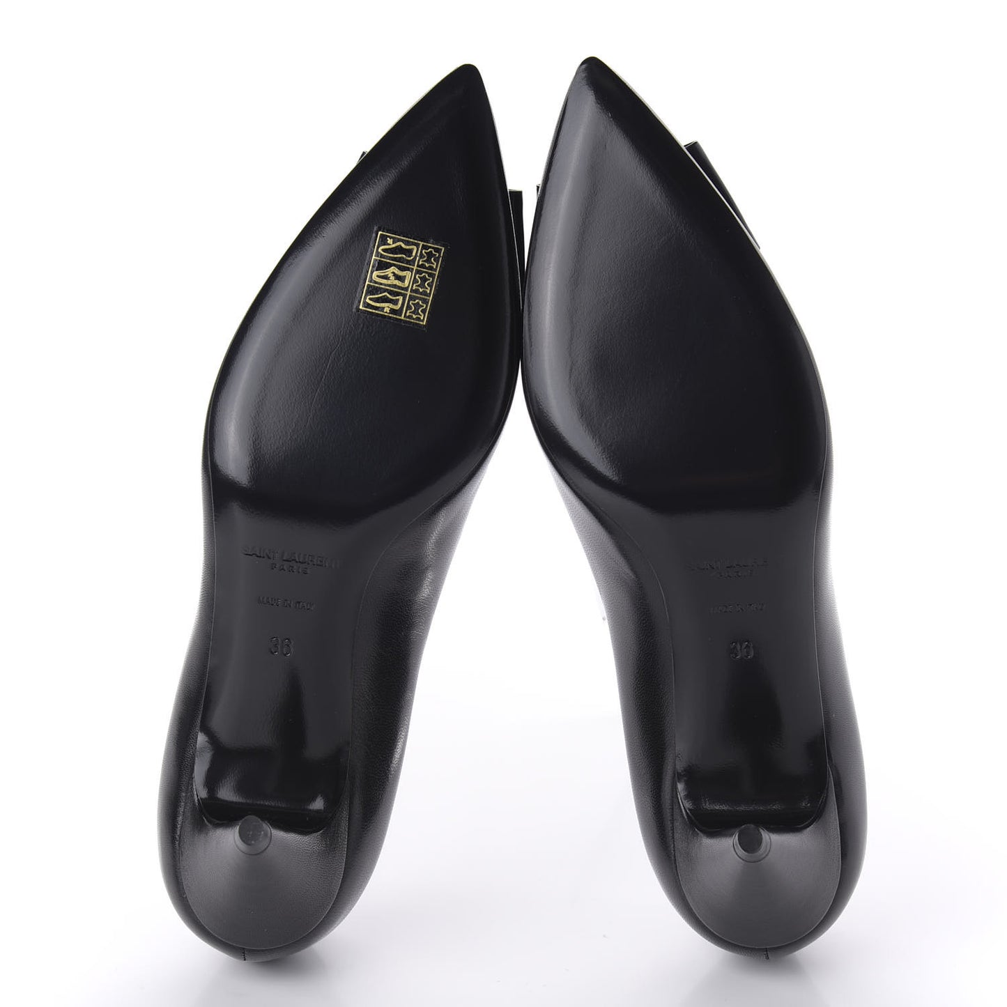 Calfskin Bow Anais Pumps 36 Black