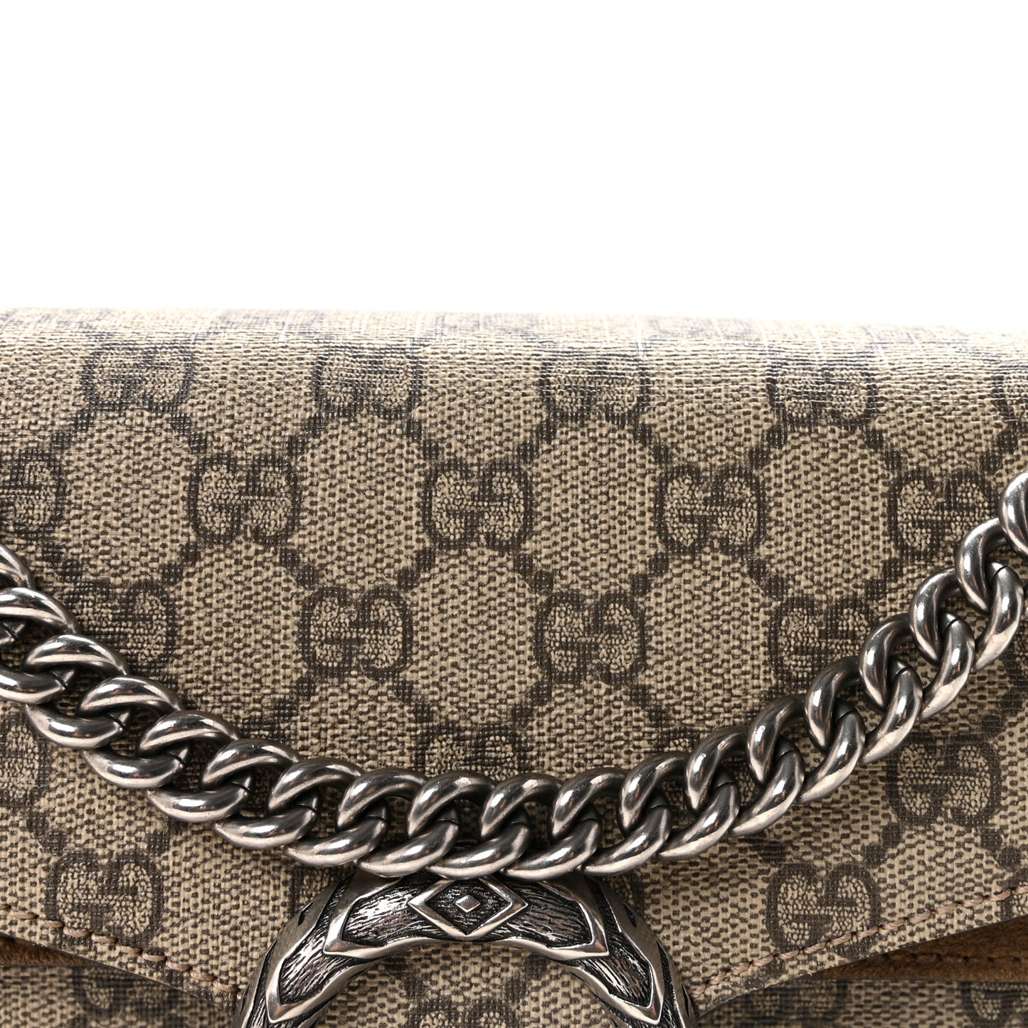 GG Supreme Monogram Small Dionysus Shoulder Bag Taupe