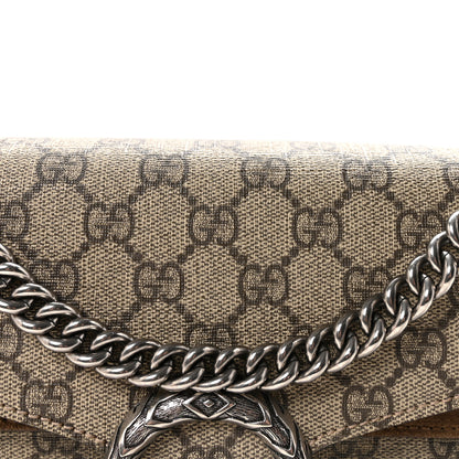 Gucci GG Supreme Monogram Small Dionysus Shoulder Bag Taupe 8 of 10