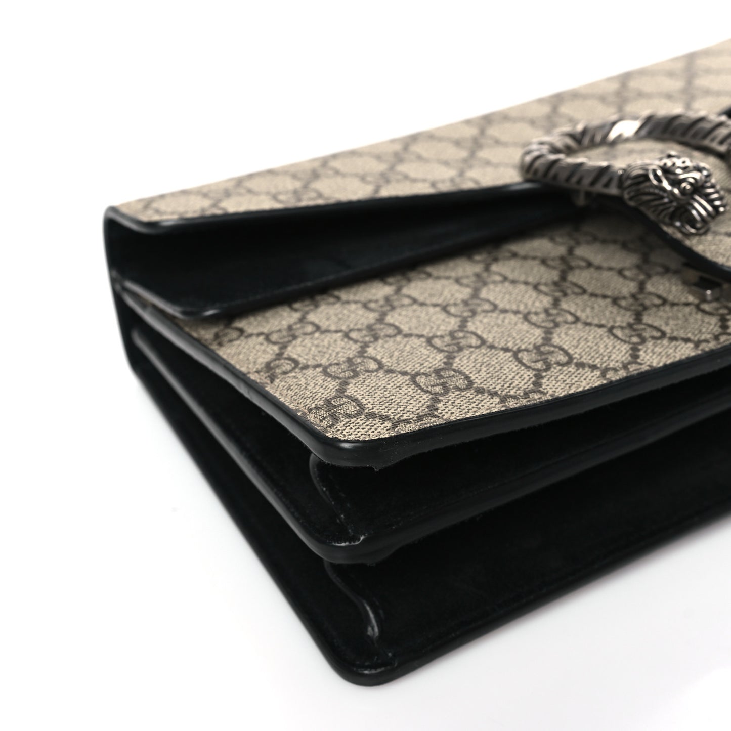 GG Supreme Monogram Small Dionysus Shoulder Bag Black