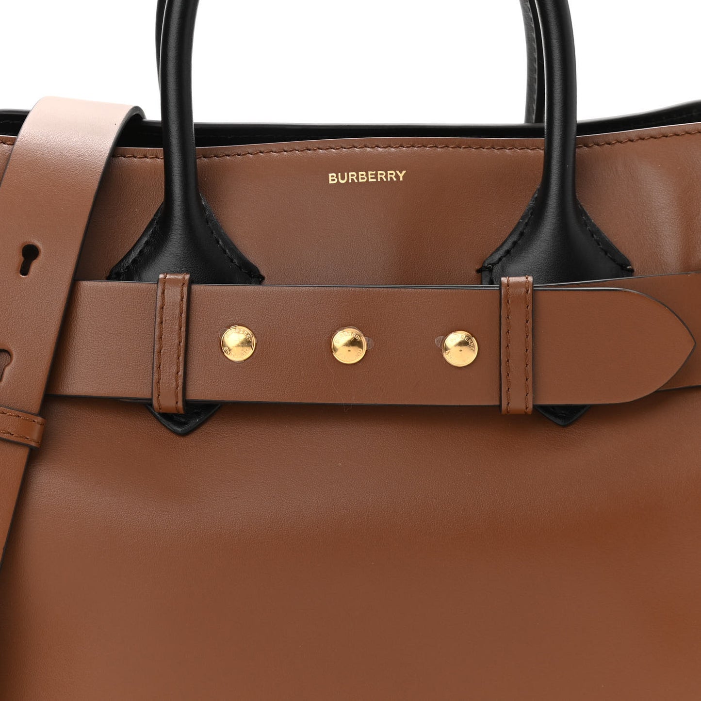 Soft Grain Calfskin Small Belt Bag Brown