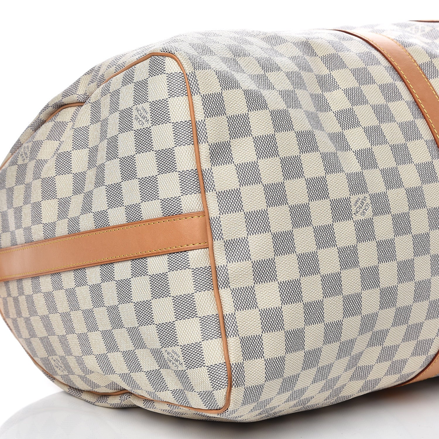 Louis Vuitton Damier Azur Keepall Bandouliere 55 5 of 12