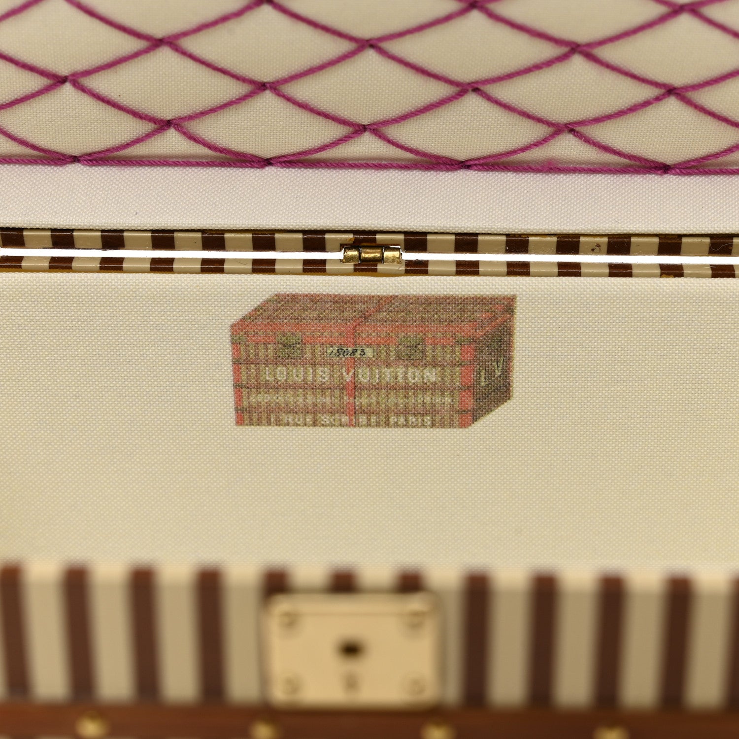 Louis Vuitton Striped Trunk Paperweight 8 of 11