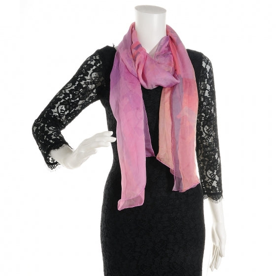 Hermes Silk Mousseline Galop Chromatique 140 Scarf 2 of 4