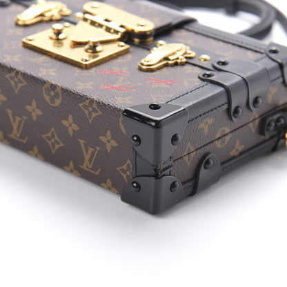 Louis Vuitton Monogram Petite Malle Black 7 of 9