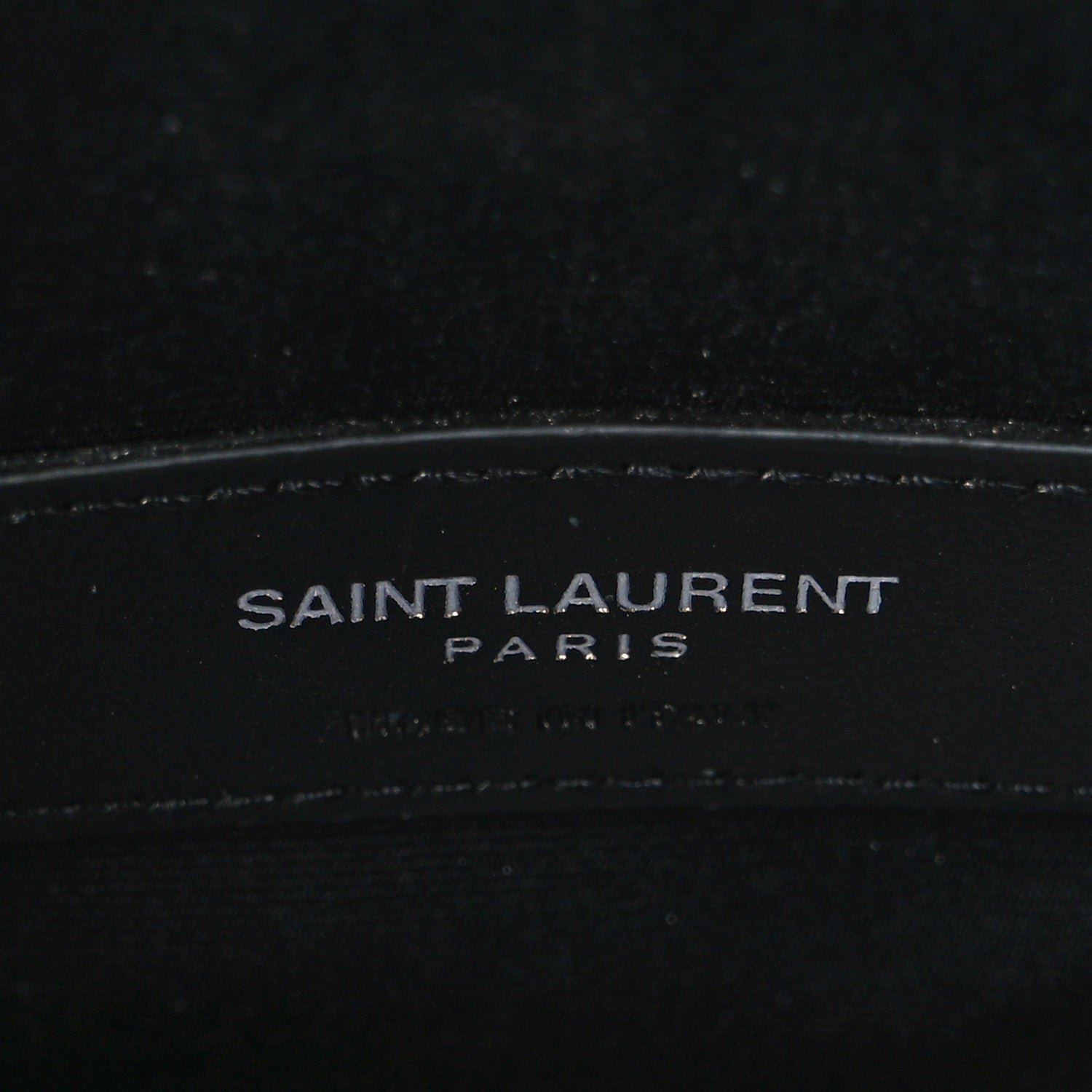Saint Laurent Smooth Calfskin Monogram Zip Bill Pouch Black 6 of 8