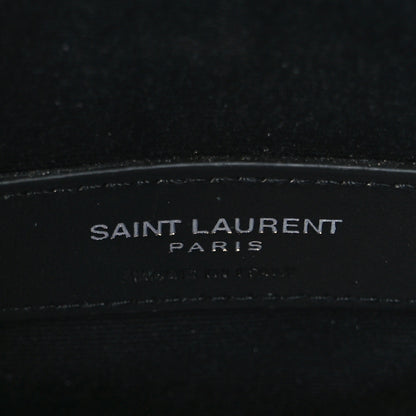 Saint Laurent Smooth Calfskin Monogram Zip Bill Pouch Black 6 of 8