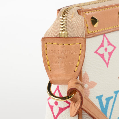 Louis Vuitton Monogram Multicolor Pochette Accessories White 6 of 8