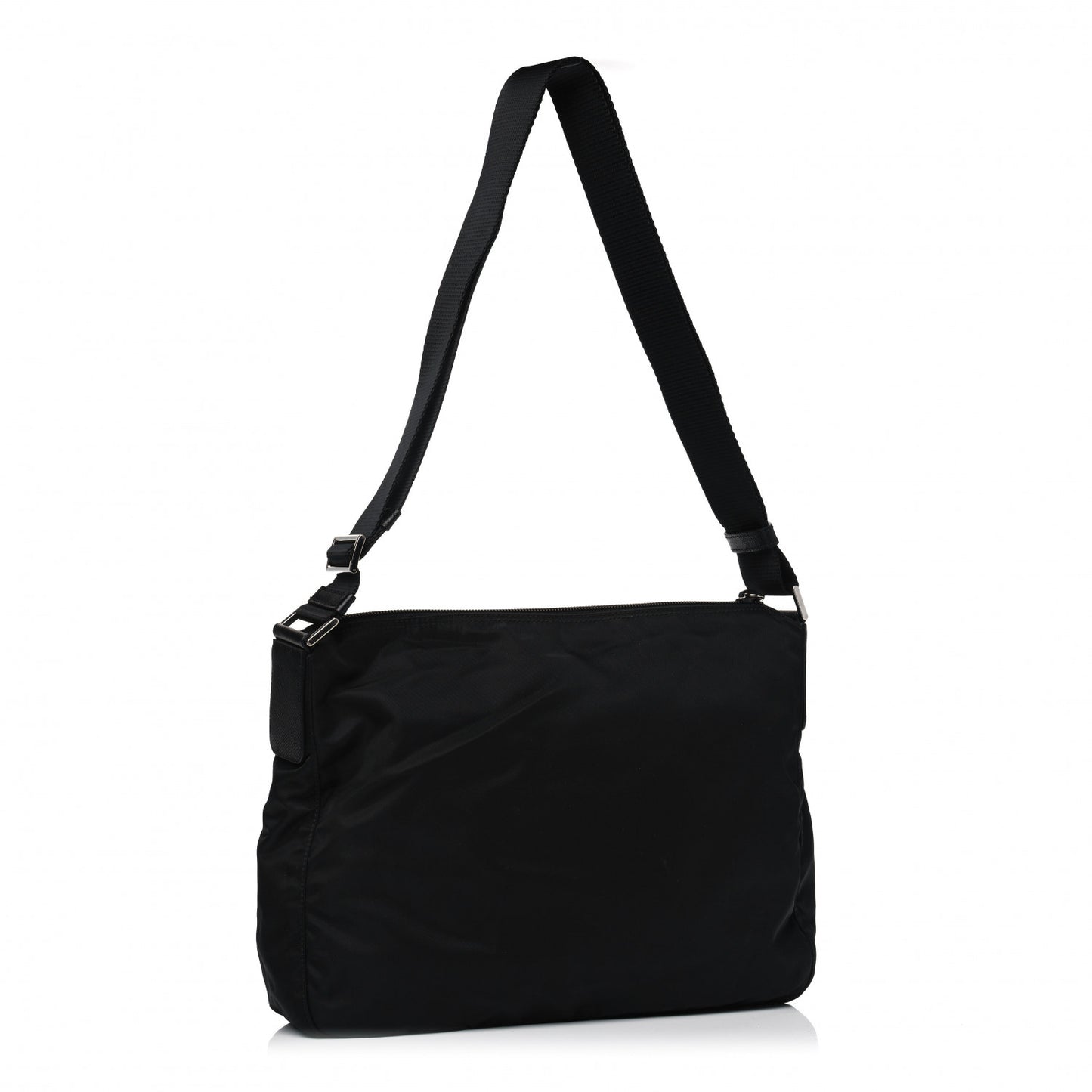 Tessuto Nylon Messenger Bag Black