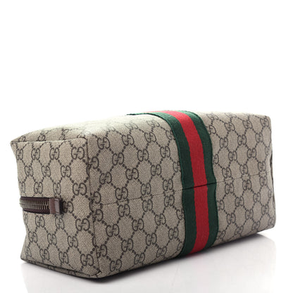 Gucci GG Supreme Monogram Web Ophidia Toiletry Case Beige 4 of 7