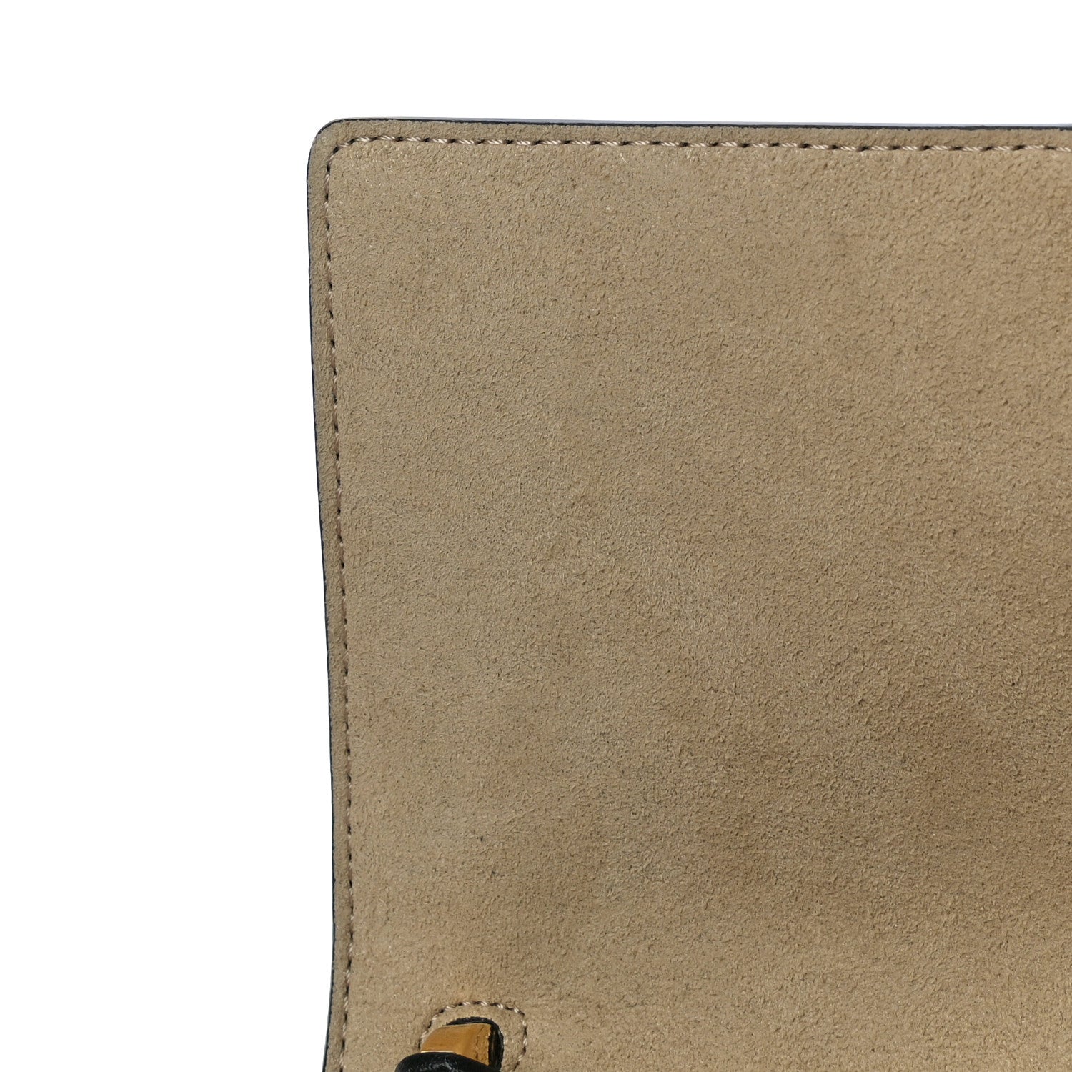 Fendi Vitello Liberty Bi-Color FF 1974 Embossed Small Kan I Shoulder Bag Black Maya 11 of 12