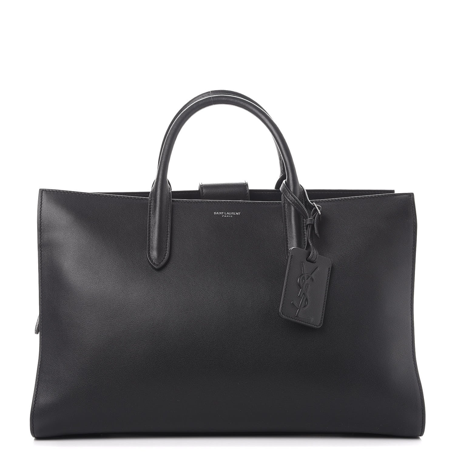Saint Laurent Calfskin Large Jane Tote Black 1 of 11