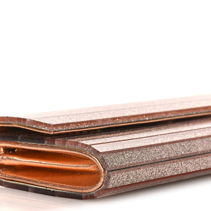 Jimmy Choo Acrylic Glitter Sweetie Clutch Rose Gold 8 of 13