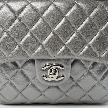 Chanel Metallic Lambskin Quilted Small In Seoul Backpack Silver 8 of 10