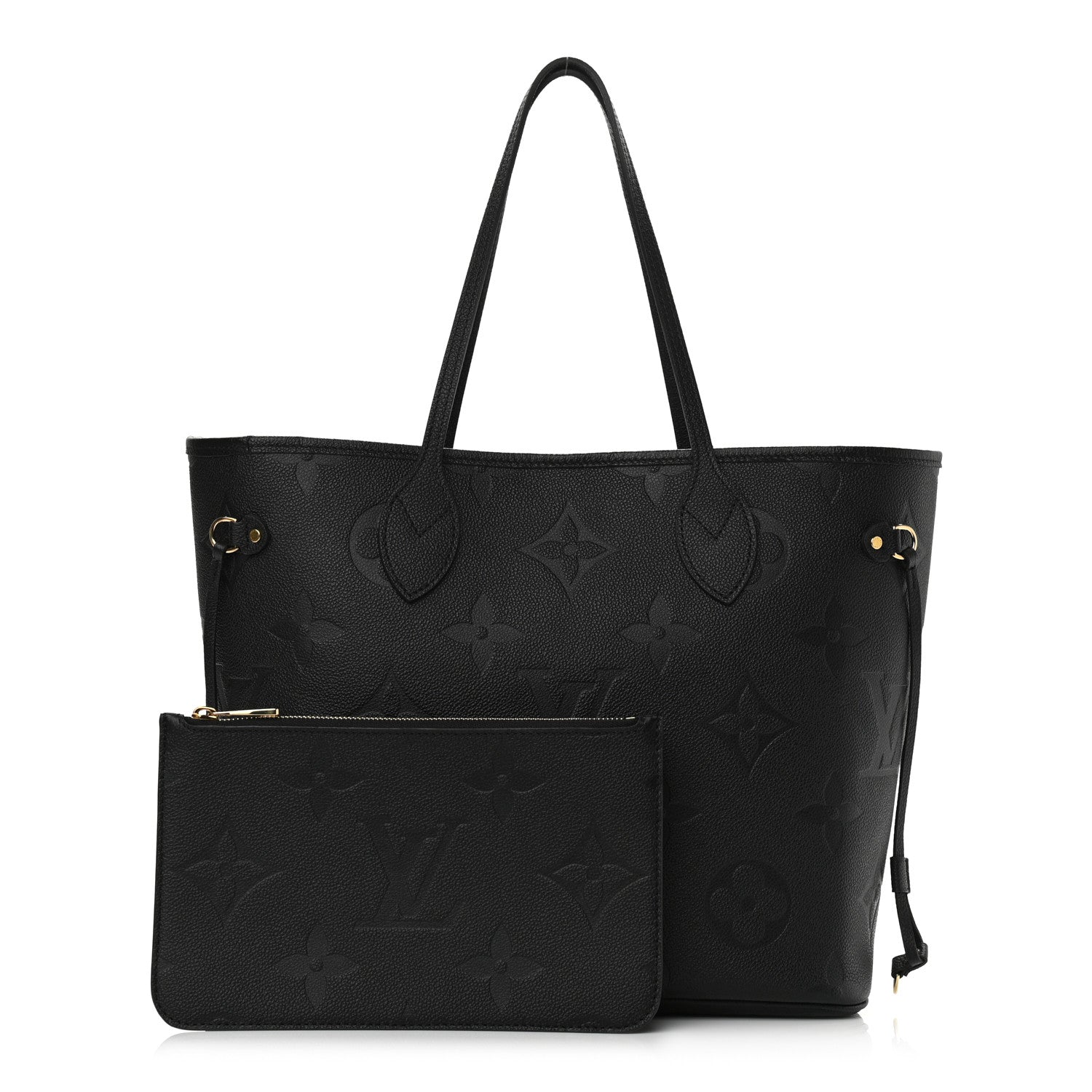Louis Vuitton Empreinte Monogram Giant Neverfull MM Black 1 of 10
