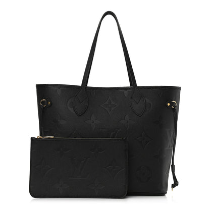Louis Vuitton Empreinte Monogram Giant Neverfull MM Black 1 of 10