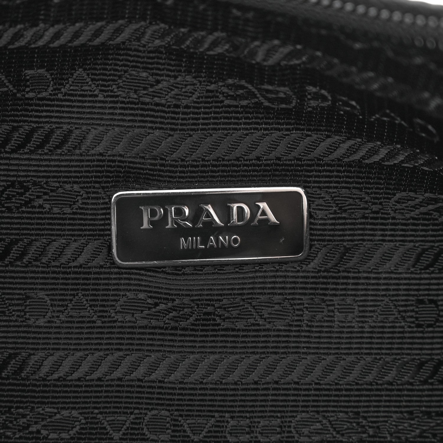 Prada Tessuto Nylon Mini Re-Edition 2000 Bag Black 7 of 9