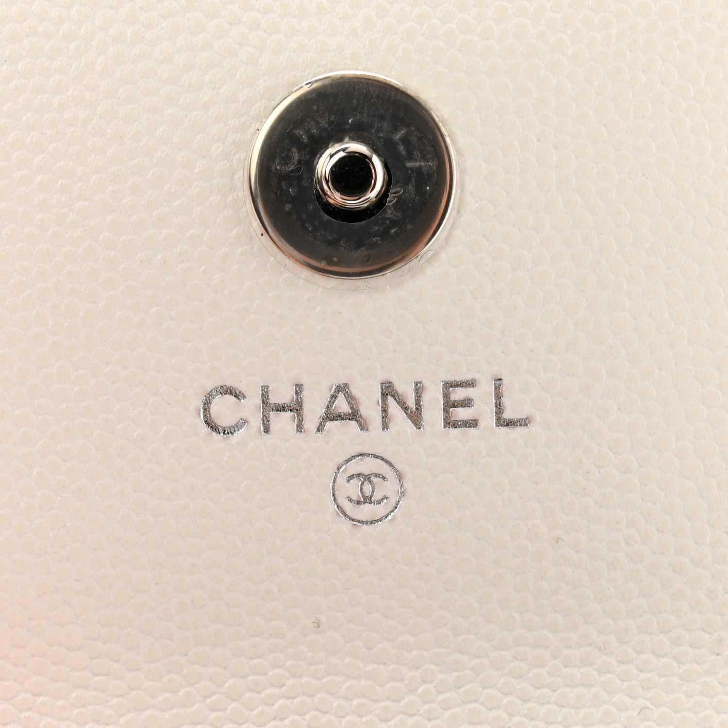 Chanel Caviar Quilted My Everything Belt Flap Card Holder White 5 of 11