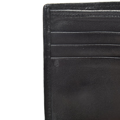 Chanel Lambskin Stitched Compact French Wallet Black 10 of 14