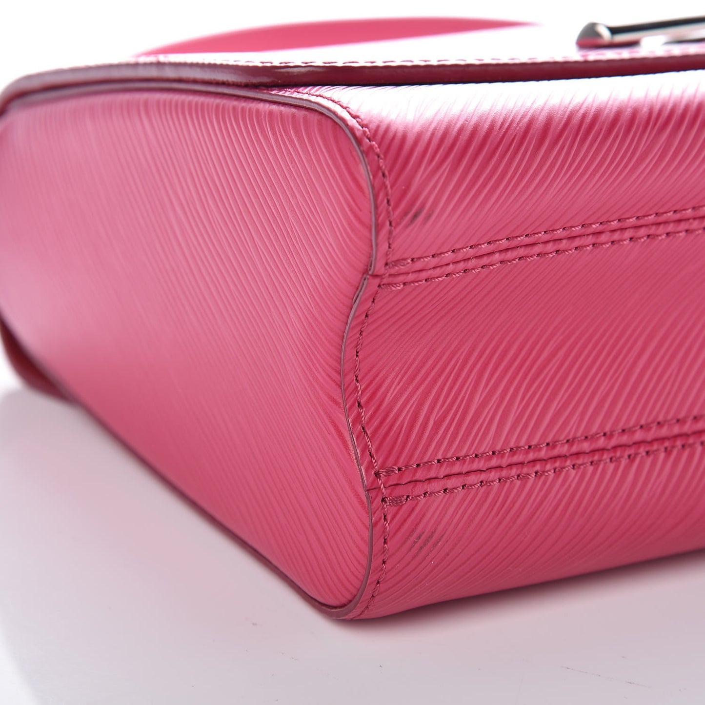 Epi Twist Shoulder Bag MM Hot Pink