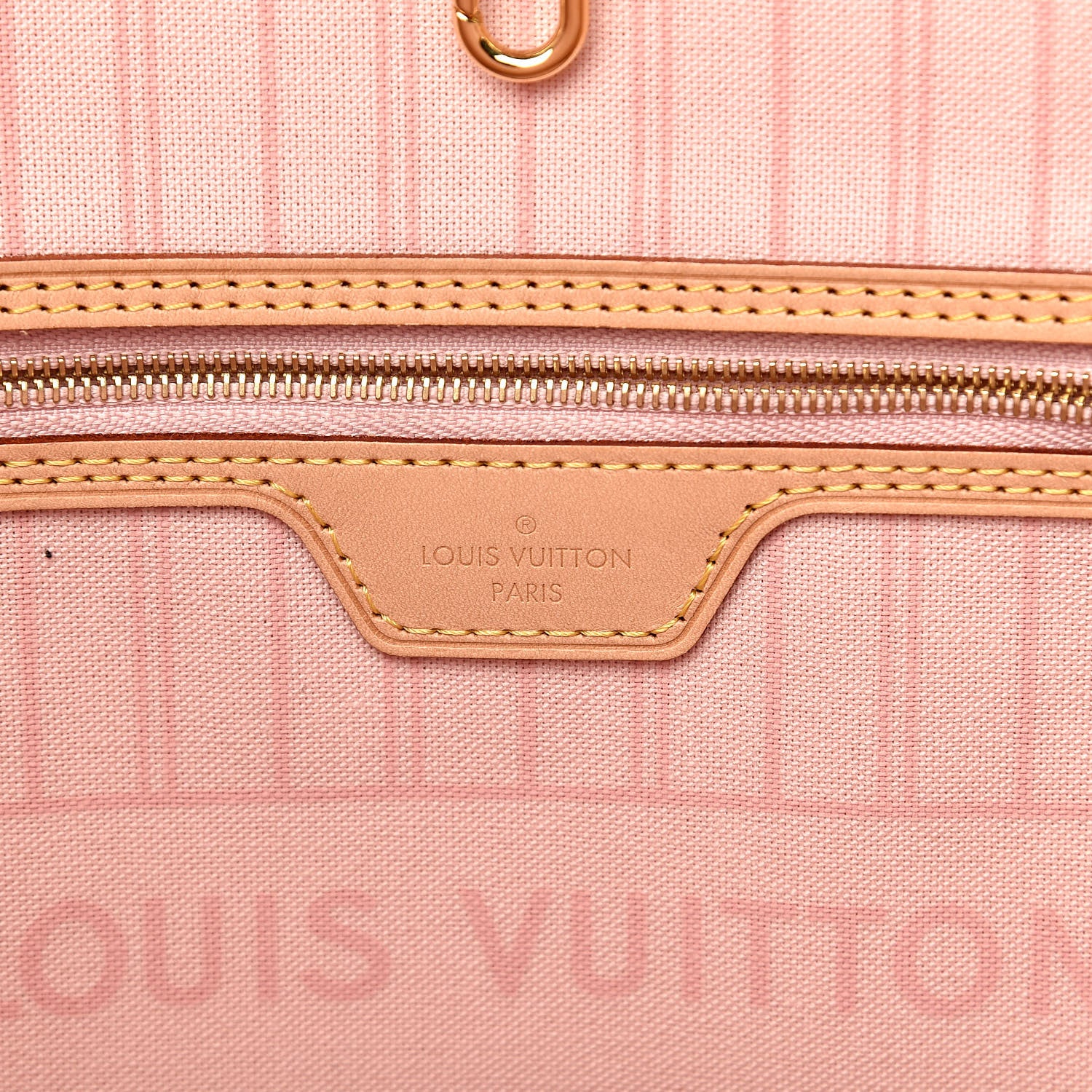 Louis Vuitton Damier Azur Neo Neverfull MM Rose Ballerine 7 of 11