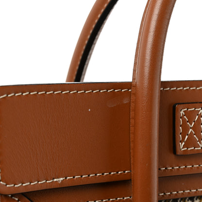 Celine Smooth Calfskin Houndstooth Nano Luggage Tan 11 of 11