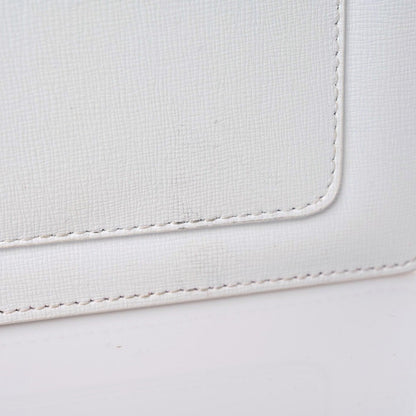 Off-White Saffiano Jitney 1.4 Top Handle Bag White 18 of 21