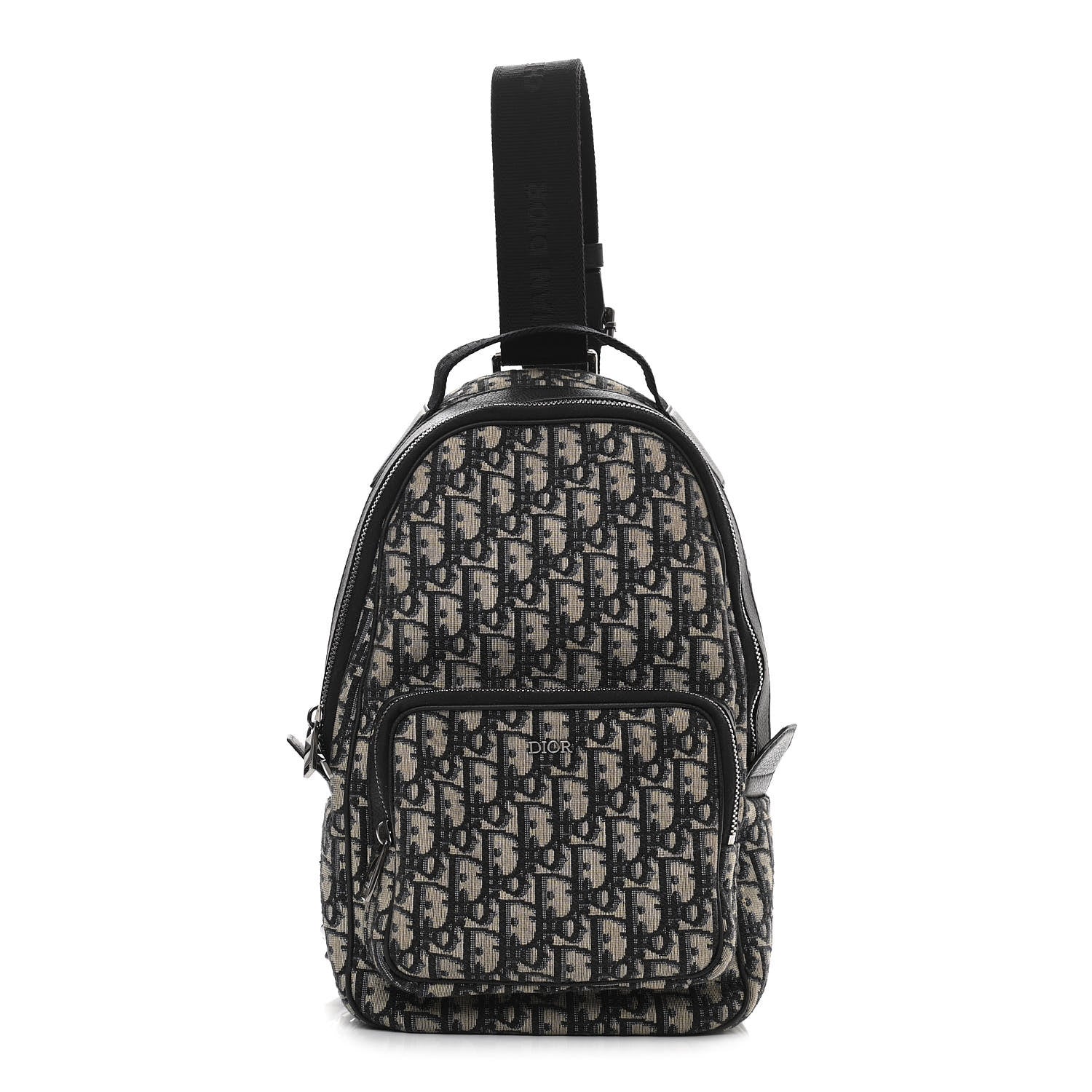 Christian Dior Oblique Mini Rider Backpack Black 1 of 12