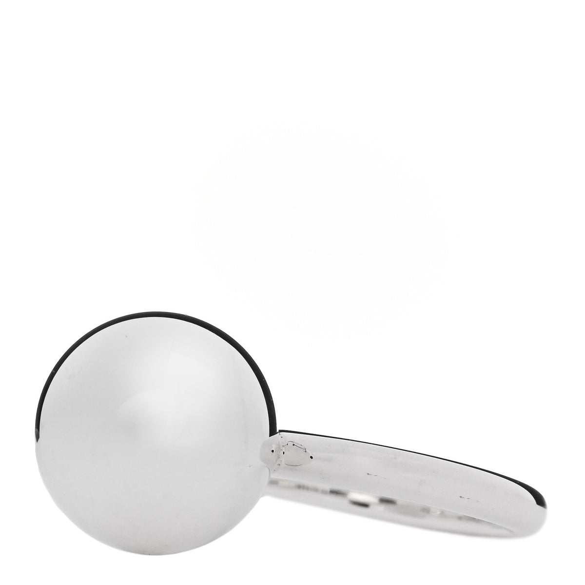 Tiffany Sterling Silver 12mm Hardwear Ball Ring 47 4 3 of 6