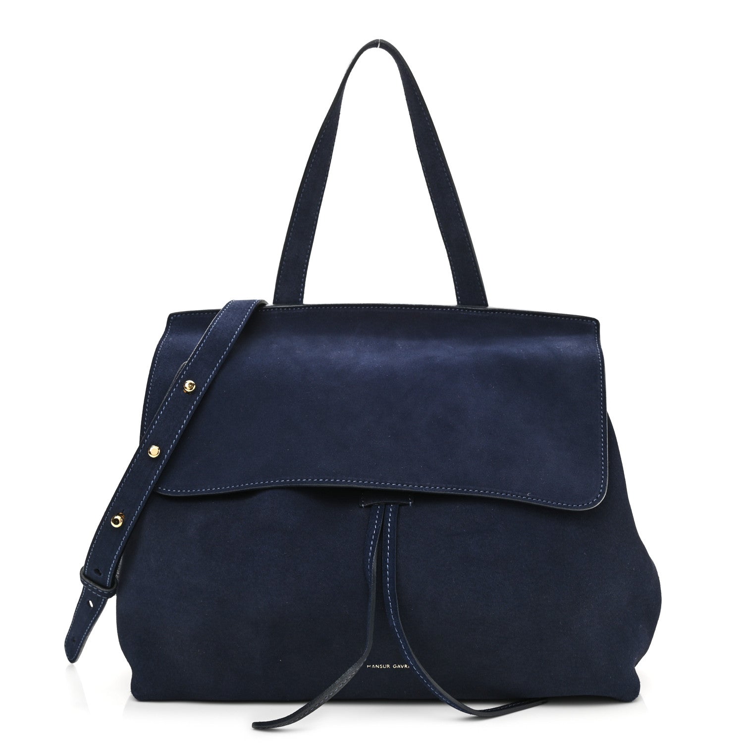 Mansur Gavriel Suede Lady Bag Blue 1 of 12