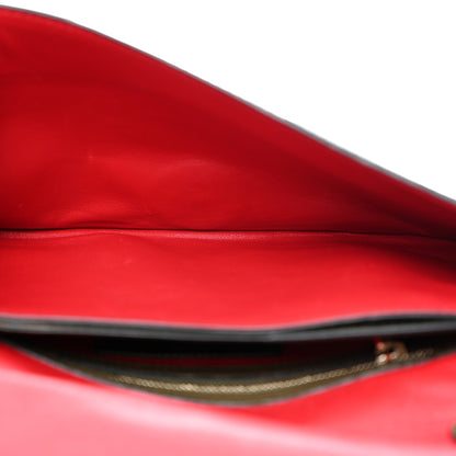 Valentino Garavani Nappa Canvas Camouflage Rockstud Wristlet Clutch Verde Rouge 5 of 11