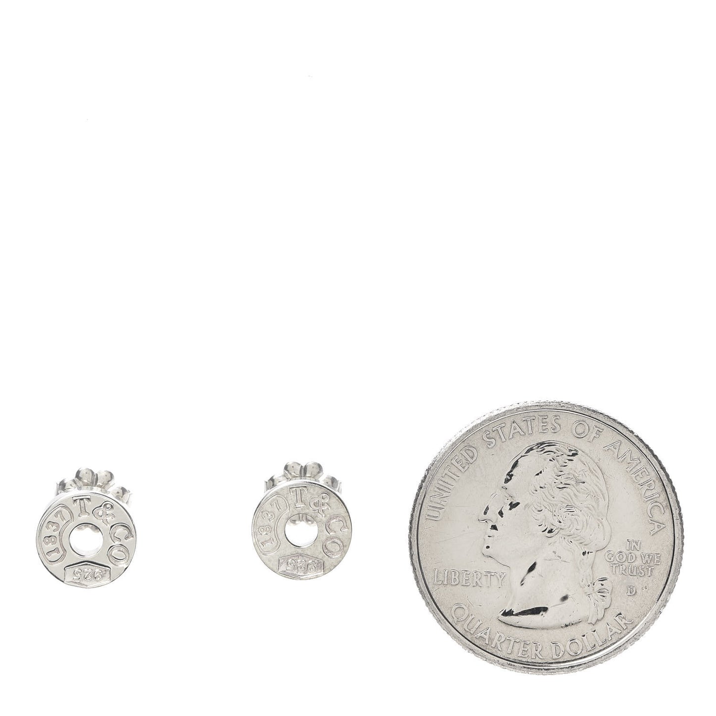 Sterling Silver 1837 Circle Earrings