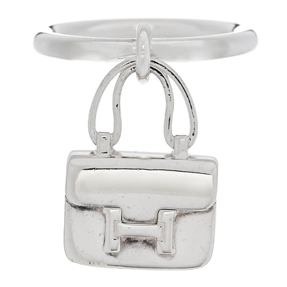 Hermes Sterling Silver Constance Amulettes Ring 49 4.75 1 of 5
