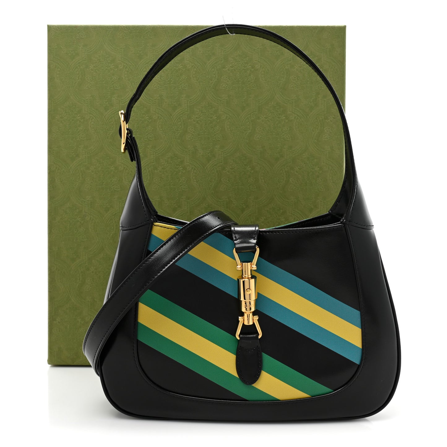 Calfskin Centum Small Jackie 1961 Hobo Black