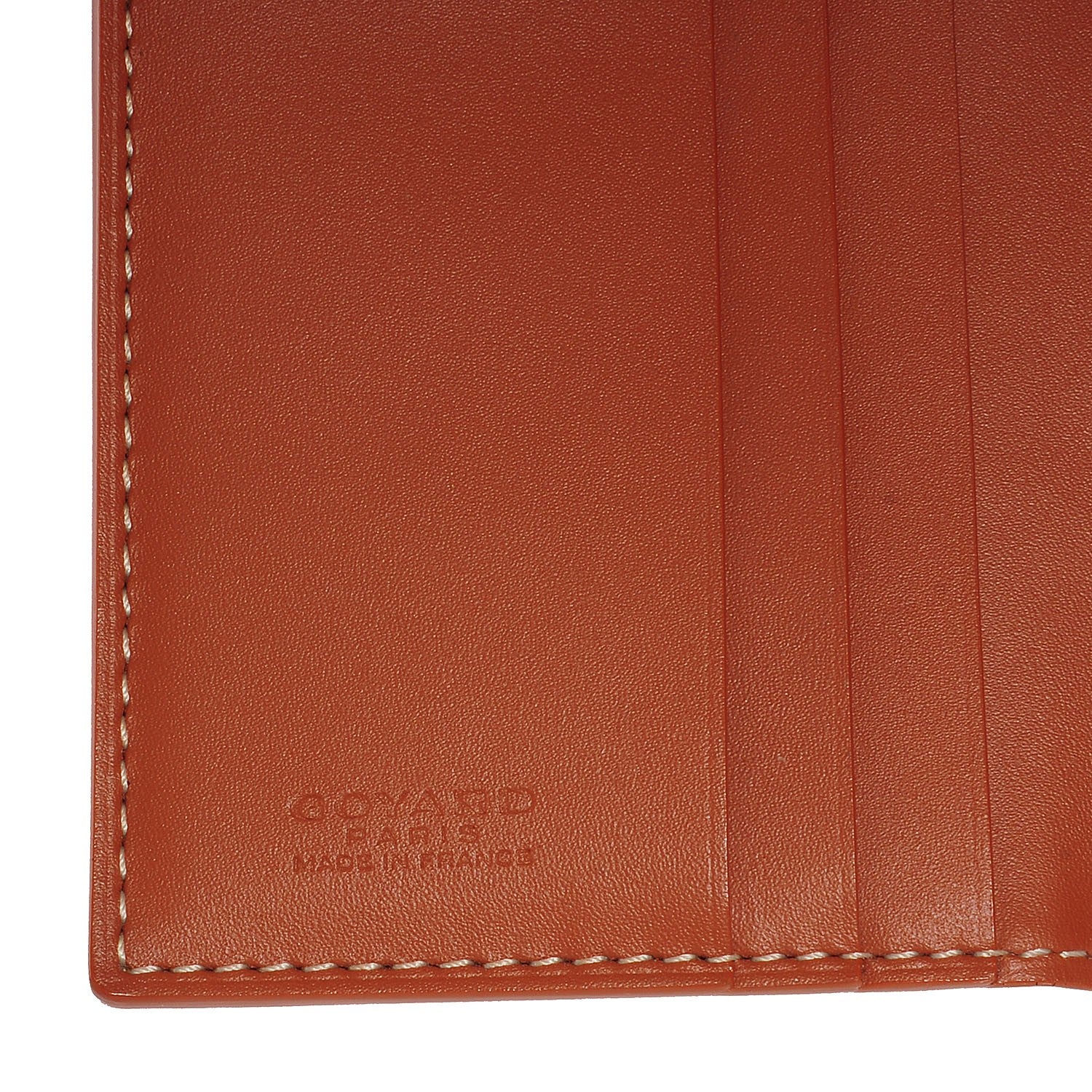 Goyard Goyardine Saint Marc Folding Card Case Black Gold 7 of 9