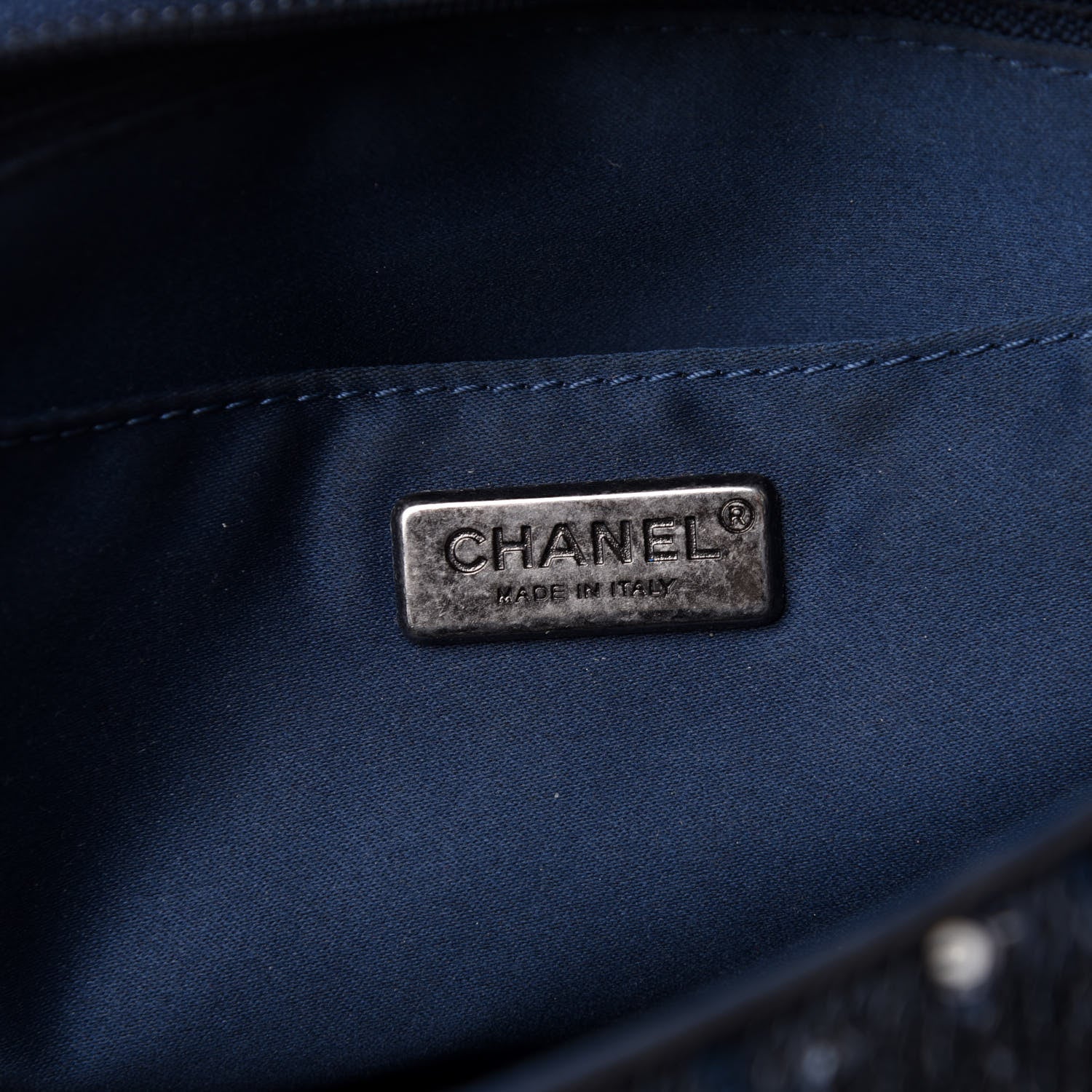 Chanel Sequin Medium Coco Cuba Single Flap Blue 6 of 11
