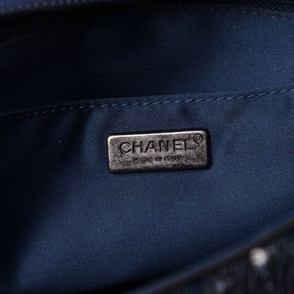 Chanel Sequin Medium Coco Cuba Single Flap Blue 6 of 11
