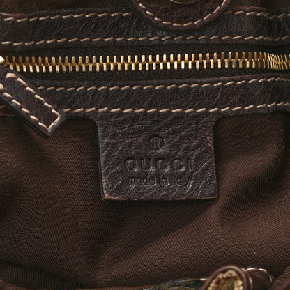 Gucci Monogram Studded Medium Pelham Shoulder Bag Dark Brown 6 of 8