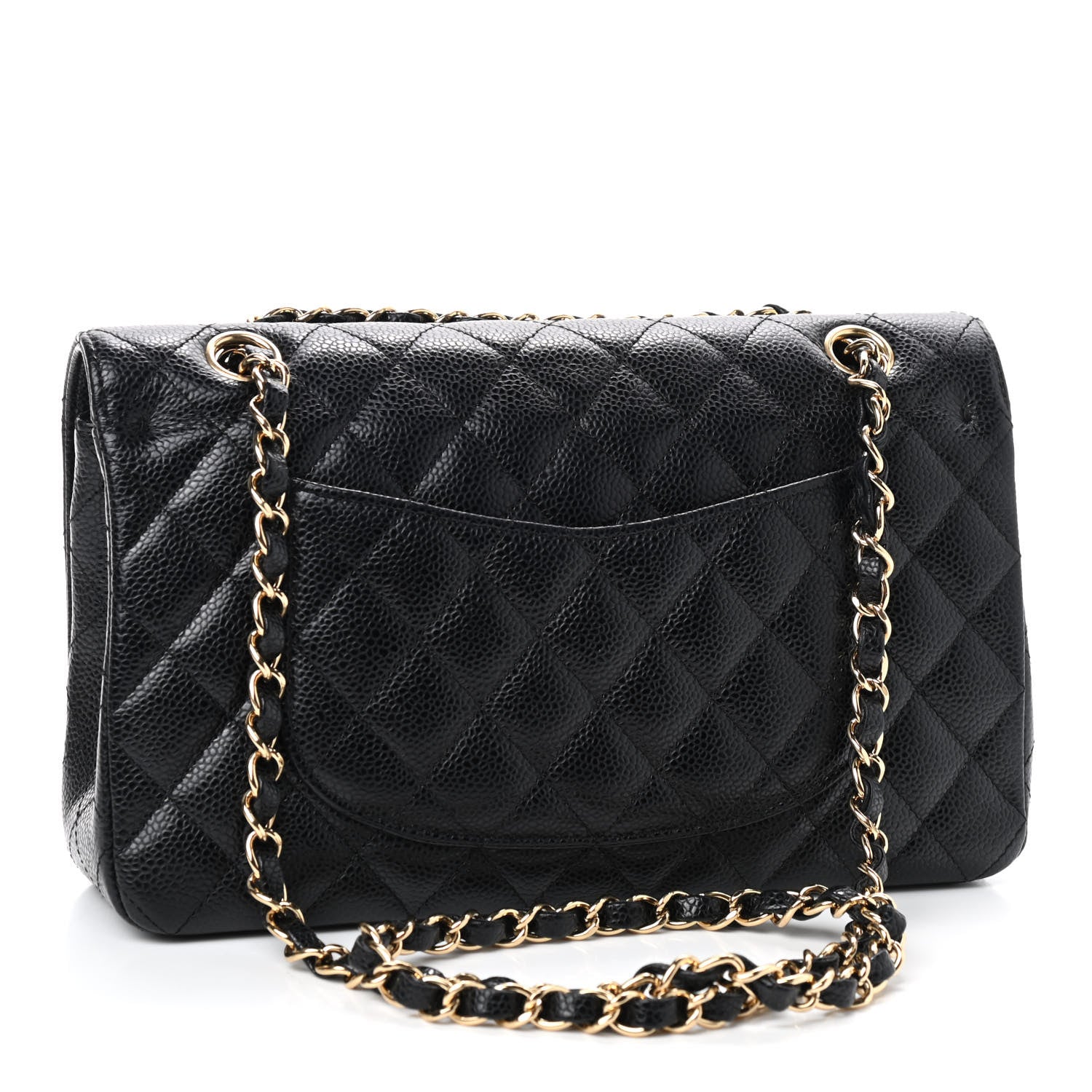 Chanel Caviar Quilted Medium Double Flap Black 3 of 9