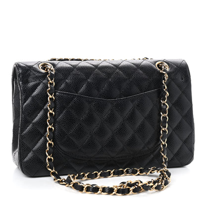 Chanel Caviar Quilted Medium Double Flap Black 3 of 9
