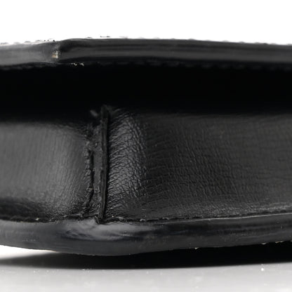 Saint Laurent Grained Calfskin Monogram Phone Holder Crossbody Black 9 of 12