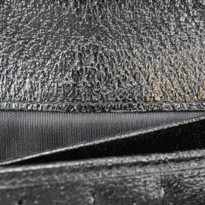 Gucci Monogram Engraved Metal Plate Continental Wallet Black 9 of 9