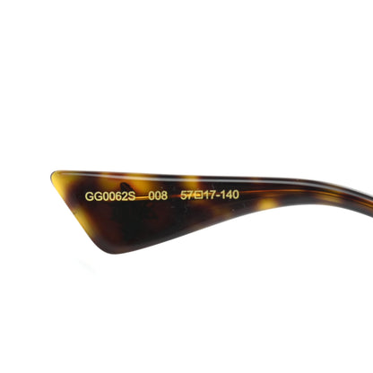 Gucci Metal Web Aviator Sunglasses GG0062S Green Red 7 of 7