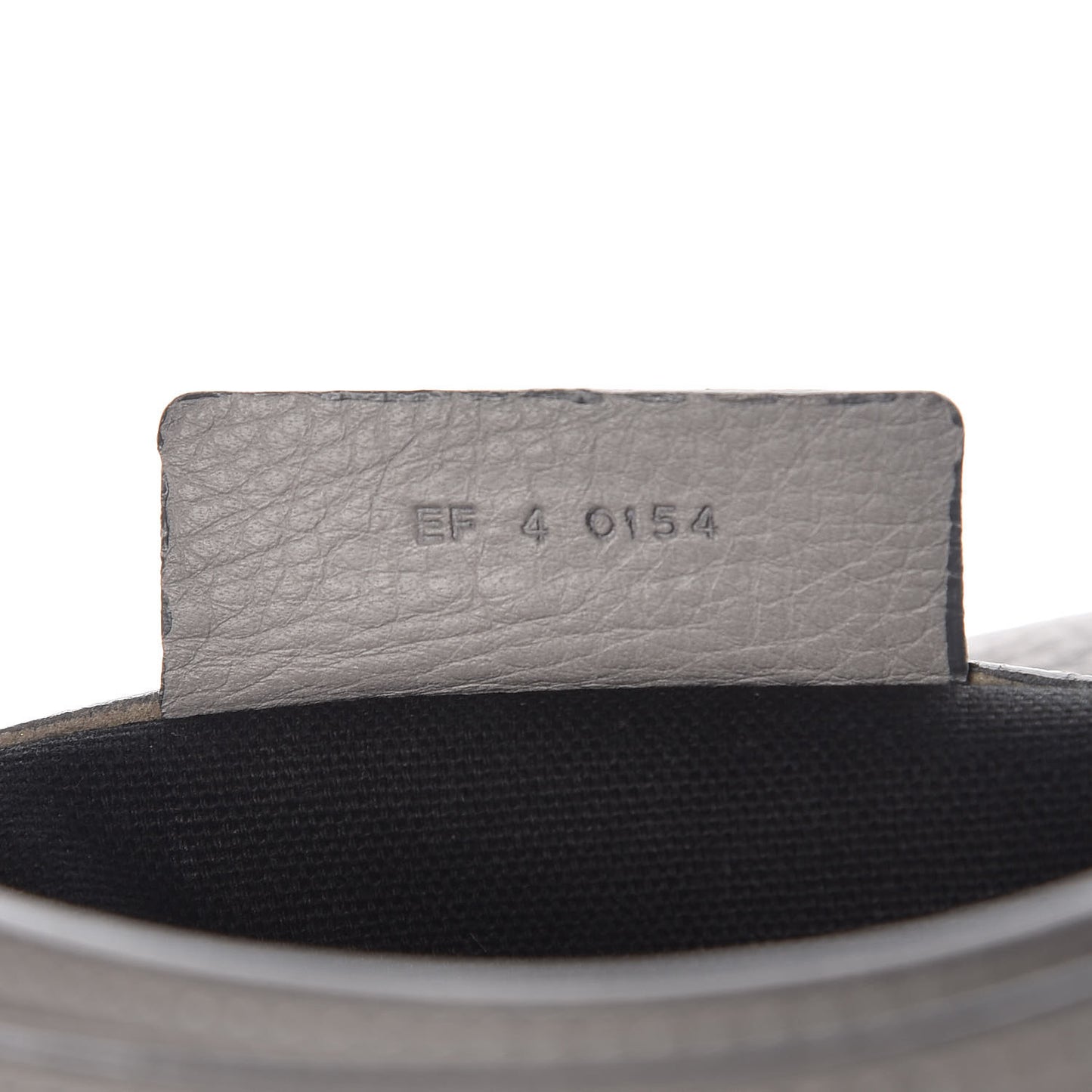 Grained Calfskin Medium Pandora Pure Flap Bag Pearl Grey